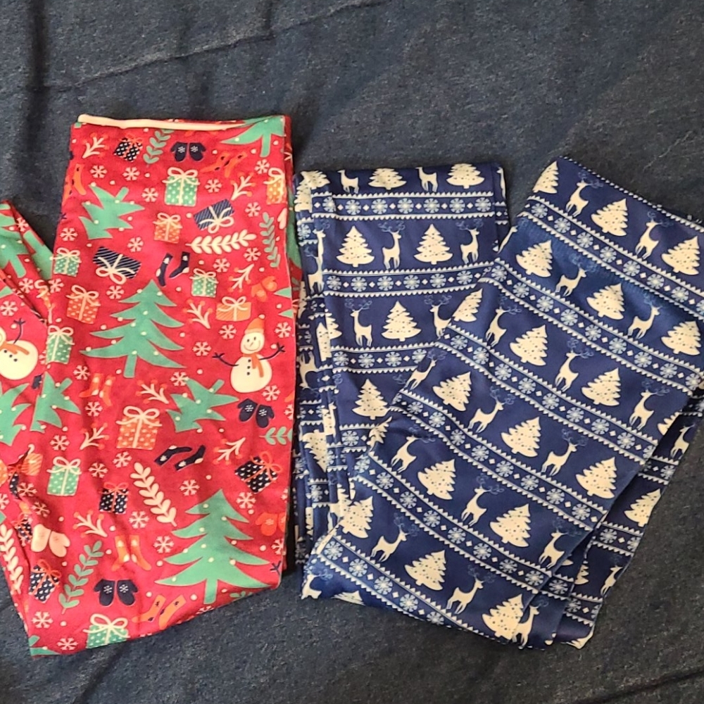 Christmas legging tights